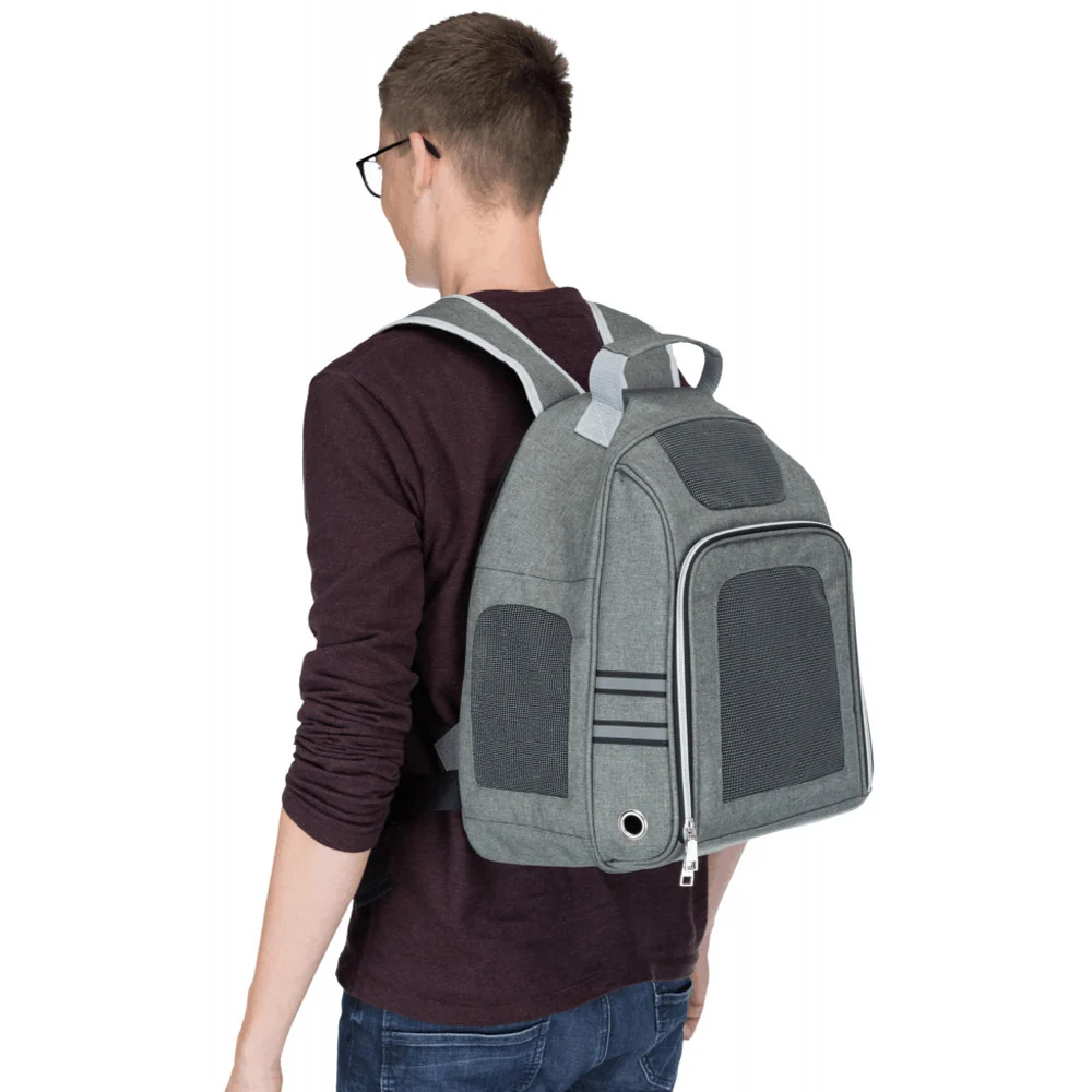 Mochila transportadora "Dan" - Trixie Compatível com Android e iOS