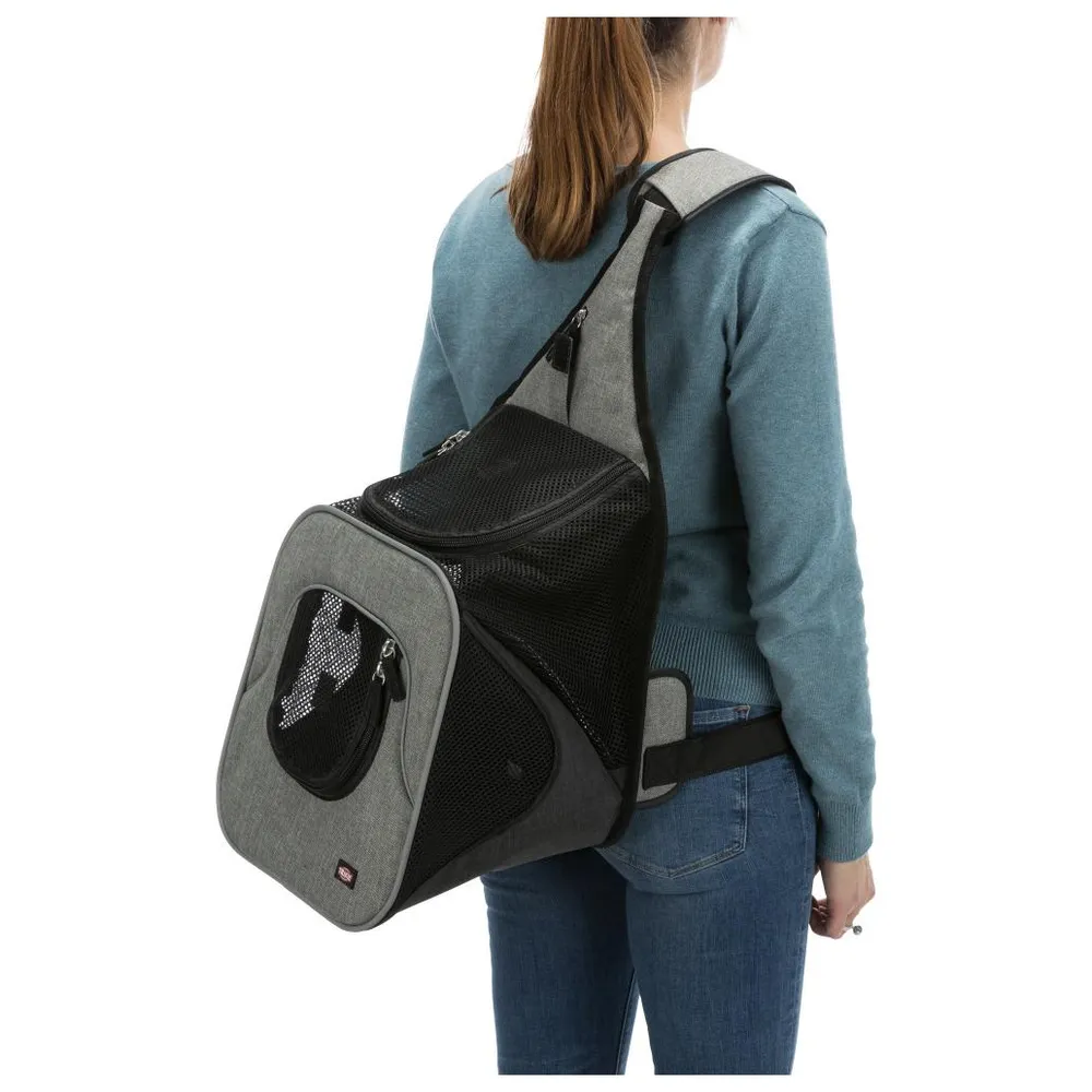 Mochila transportadora "Savina" - Trixie com Bateria de 7 Dias