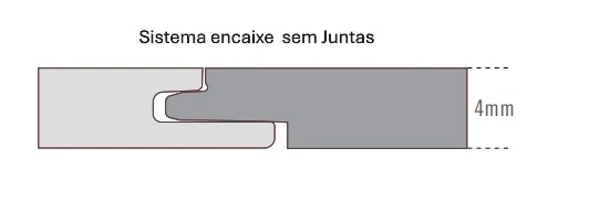 Painel em SPC - Mármore Preto com Bateria de Longa Duração
