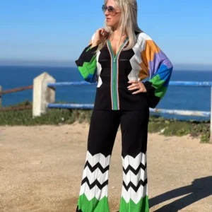 Pantalona habitual zigzag com Certificação IP68