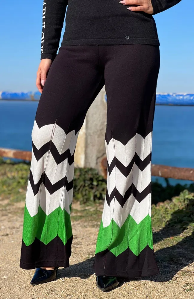 Pantalona habitual zigzag com Certificação IP68