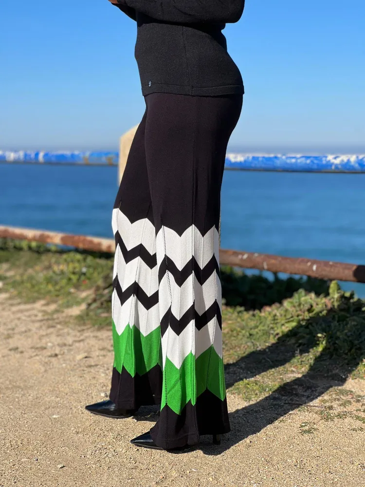 Pantalona habitual zigzag com Certificação IP68
