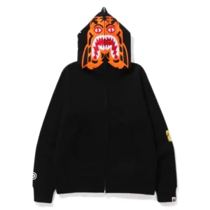 Premium TIGER FULL ZIP HOODIE S
