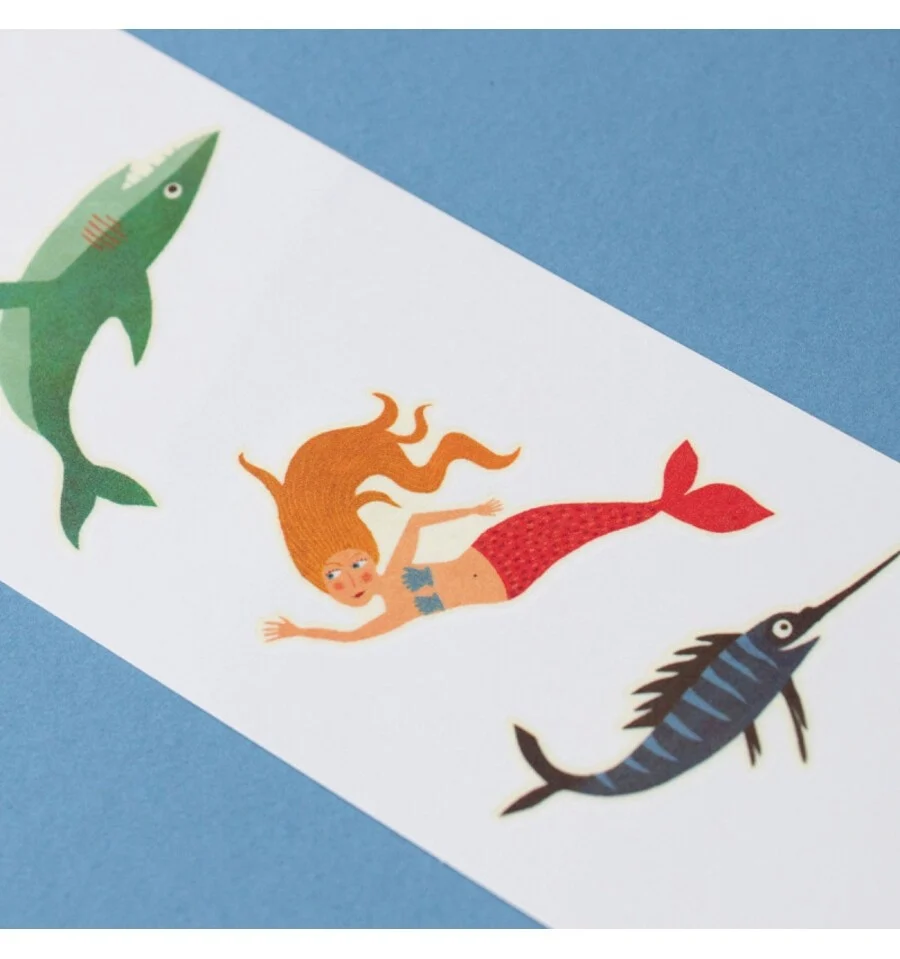 Relógio com GPS Ocean Tattoos, 10 ocean decals