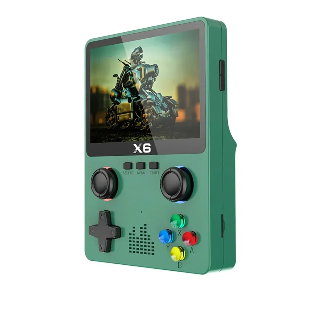 Resistente à Água Consola Portátil X6 Verde