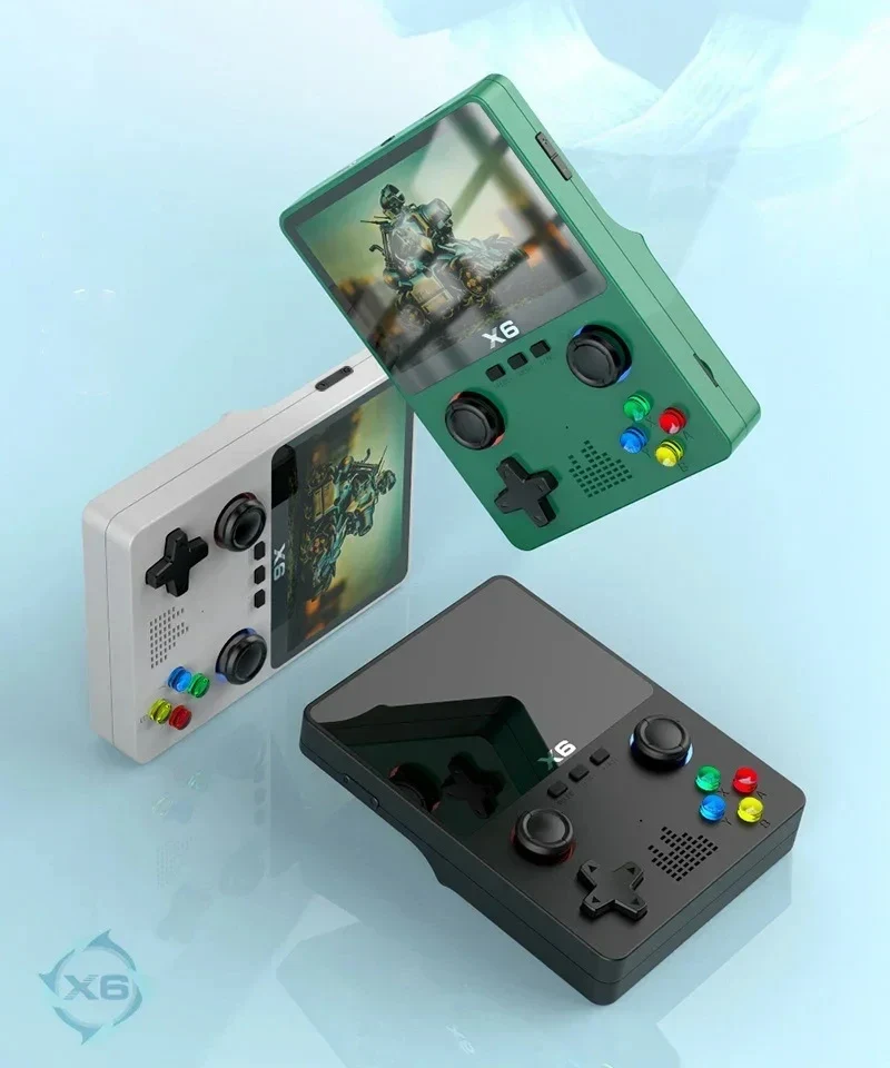 Resistente à Água Consola Portátil X6 Verde