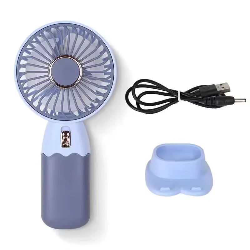 Resistente à Água Ventoinha Portátil Recarregável Silenciosa - AZUL