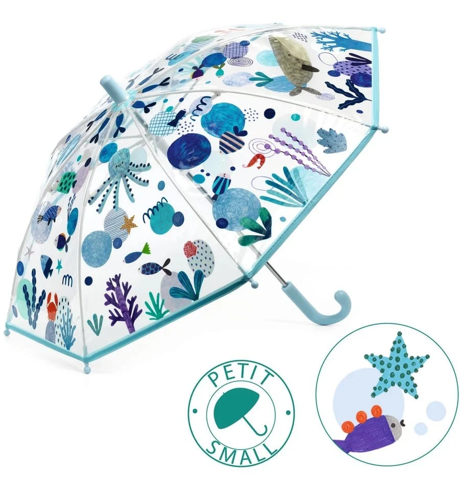 Small transparent umbrella Sea
