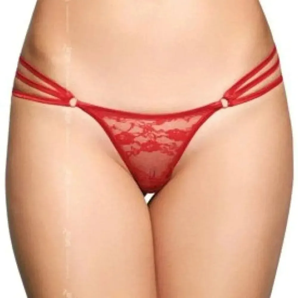 Tanga Feminina Vermelho Softline 2498 | Resistente à Água |
