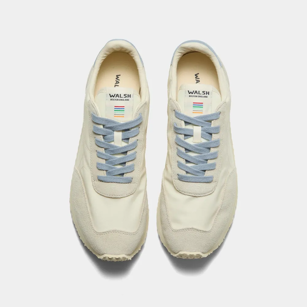 Tecido Sensorizado Tornado Lite - Off Branco Mist Blue