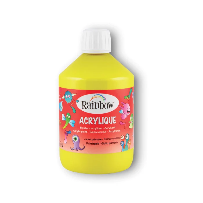 Tinta Acrílica - Amarelo com Bateria de Longa Duração