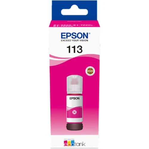Tinteiro Epson 113 EcoTank - Magenta | Resistente à Água |