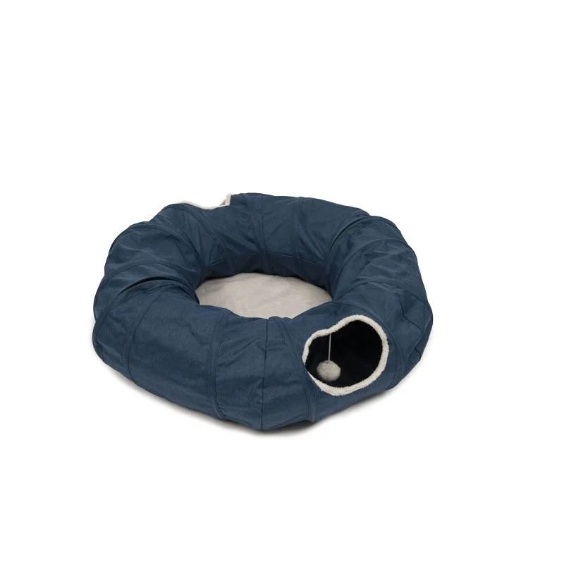 Túnel com cama Vesper - Catit em Preto Fosco