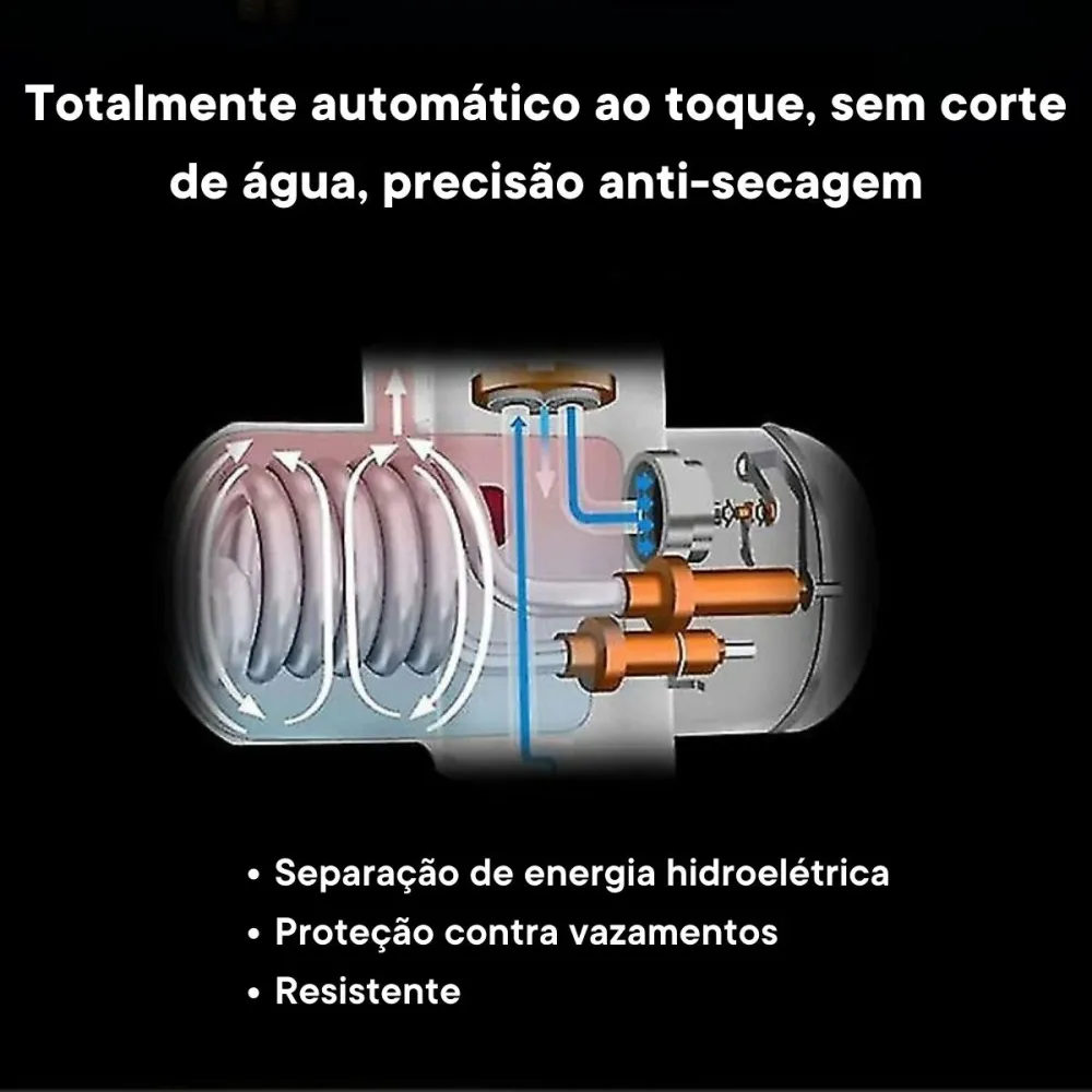 Torneira elétrica de Aquecimento Veloz com GPS Integrado