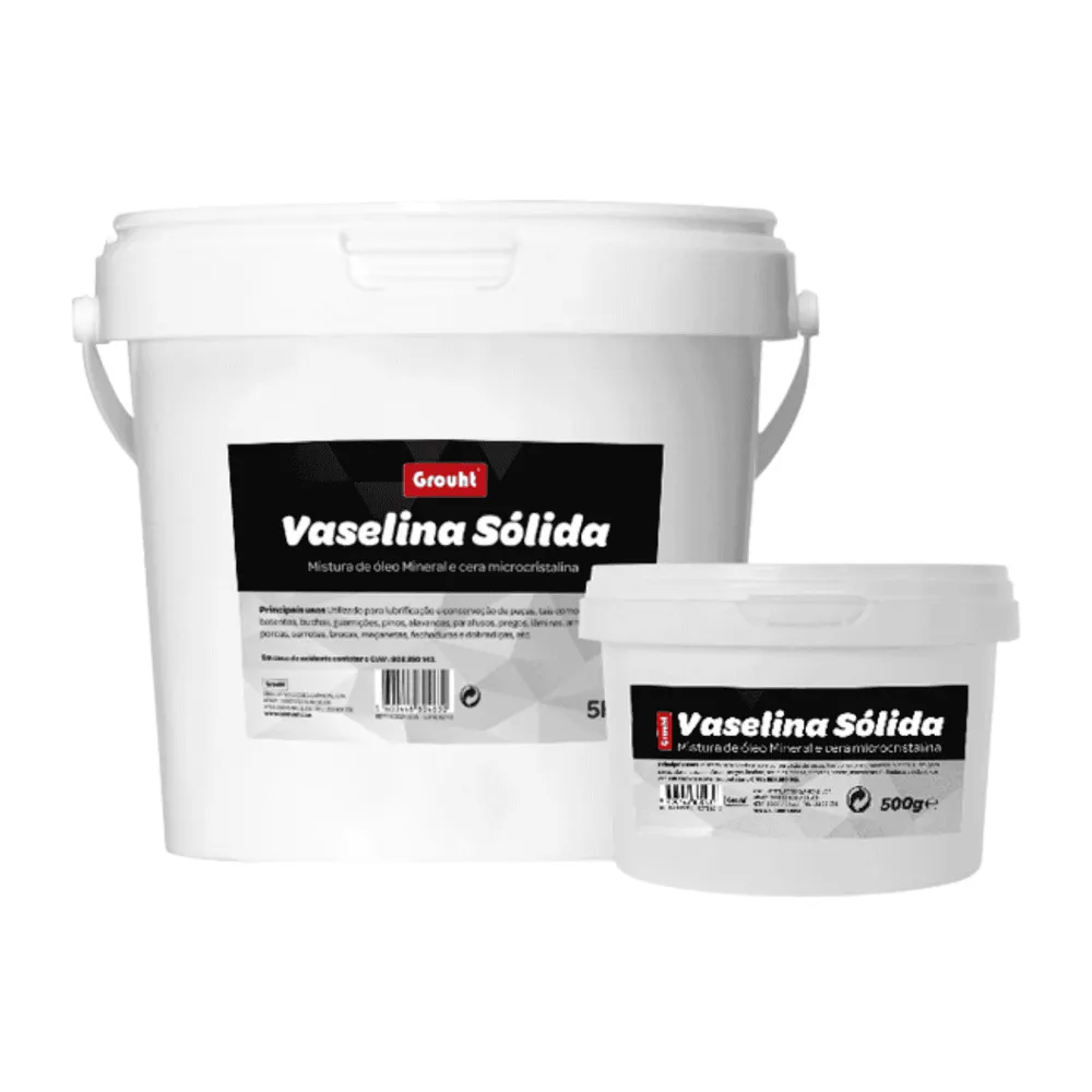 Vaselina Sólida (Lubrificante Geral) - Grouht | Resistente à Água |