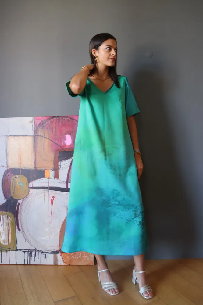 Vestido Oceano Compatível com Android e iOS