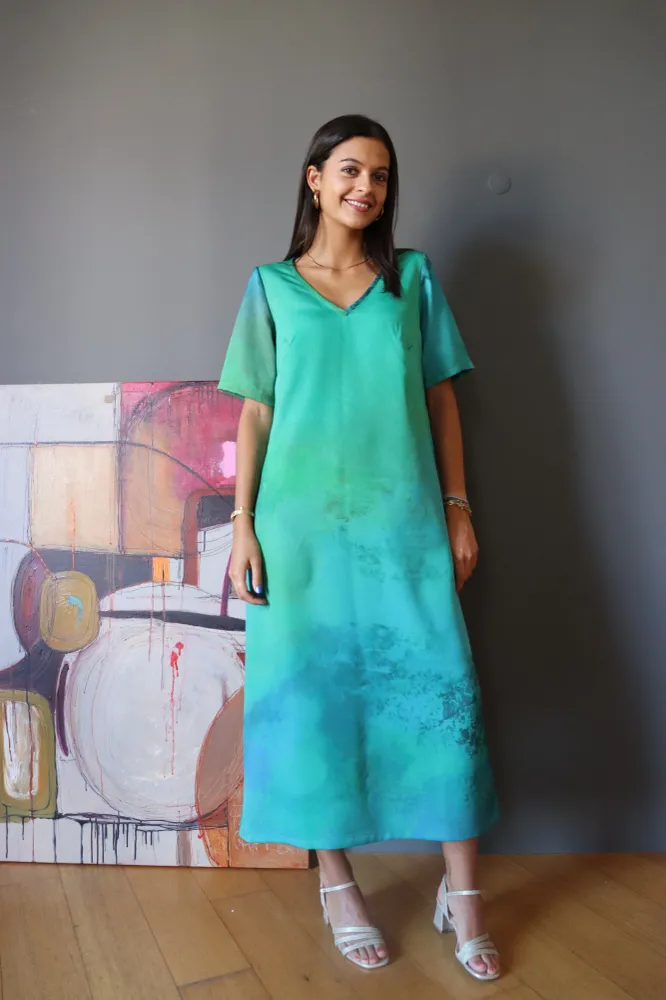Vestido Oceano Compatível com Android e iOS