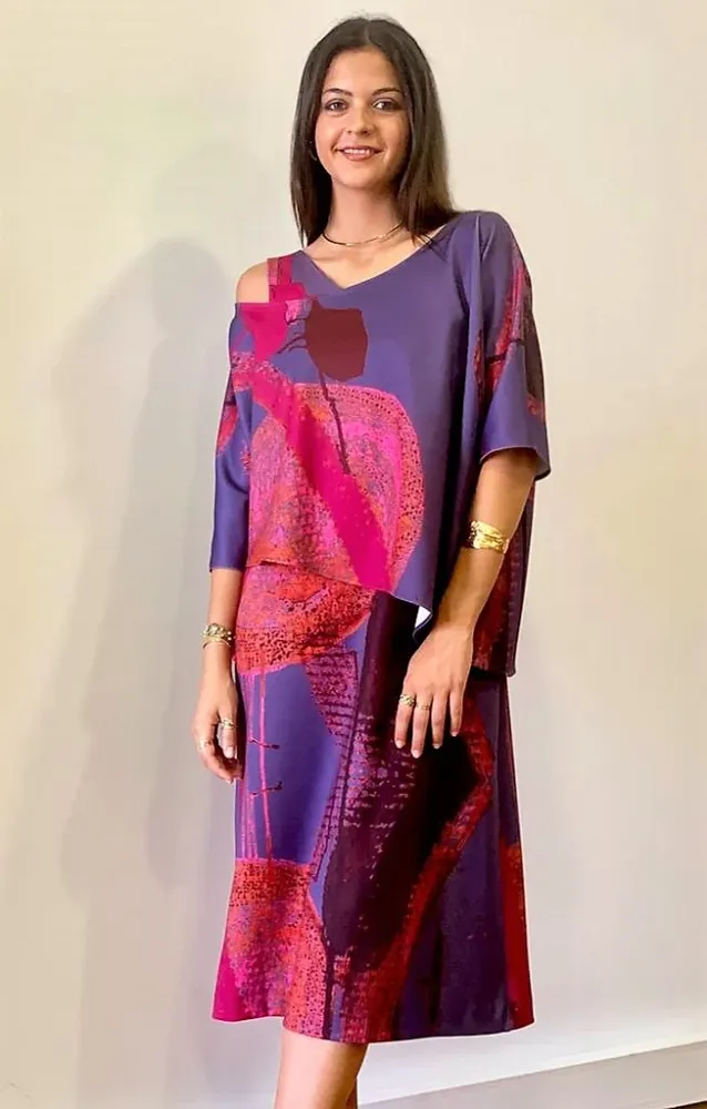 Vestido+Blusa Barros Roxo com Certificação IP68