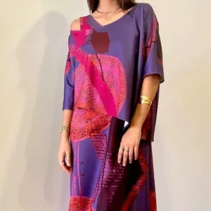 Vestido+Blusa Barros Roxo com Certificação IP68