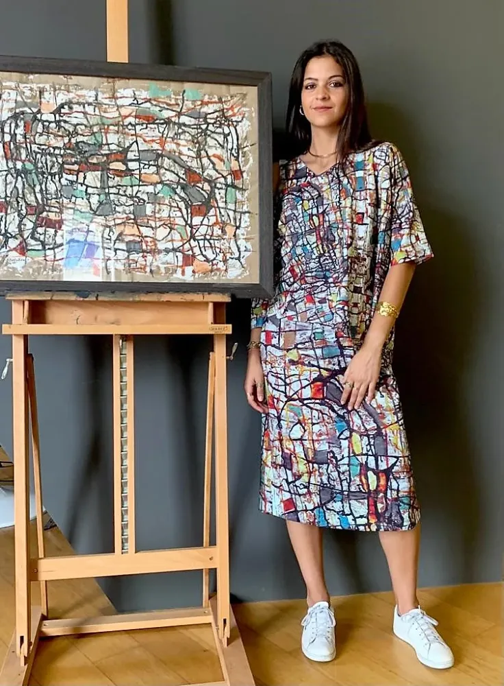 Vestido+Blusa Teias com Bateria de 7 Dias