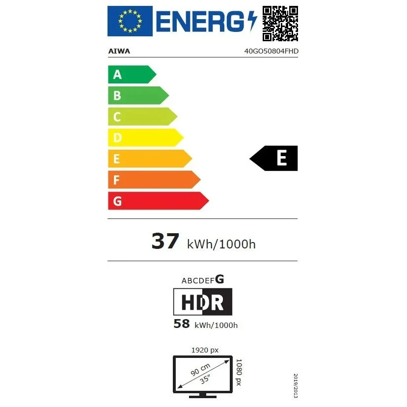 TV AIWA 40GO50804FHD | 40", LED, Full HD, Google TV