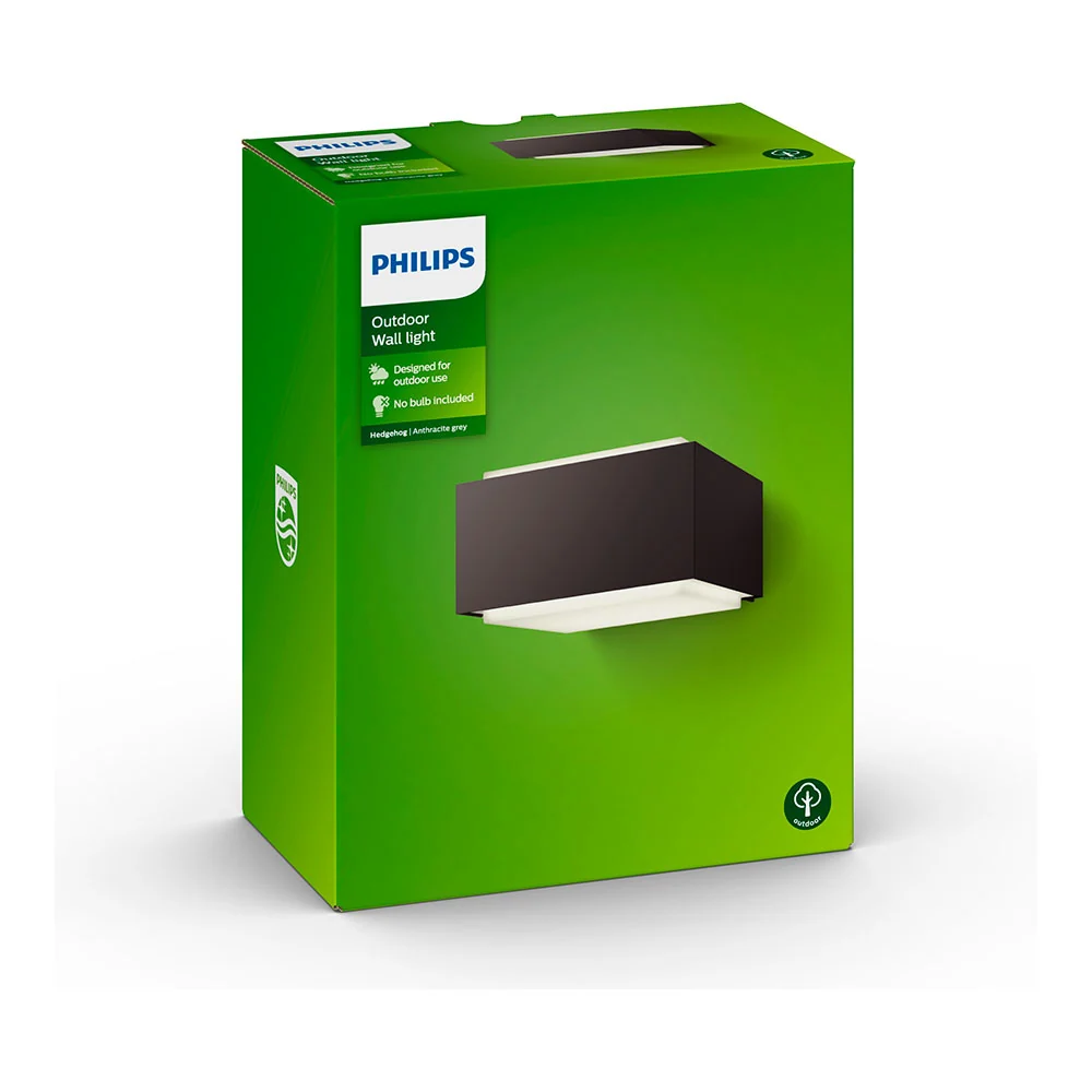 APLIQUE E27 PRETO MOD. HEDGEHOG PHILIPS
