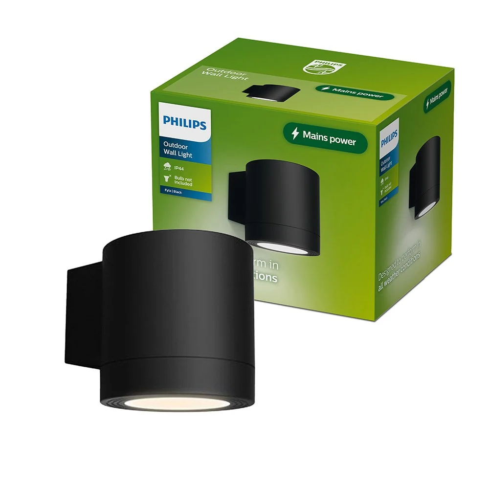 APLIQUE DE EXTERIOR LED FYLX, 5 W, COR PRETA