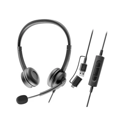 AURICULARES AXTEL FLOW STEREO USB-C + USB-