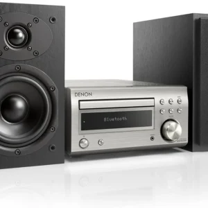 CADENA DENON D-M41DAB BLUETOOTH 30W SILVER/NEGRO