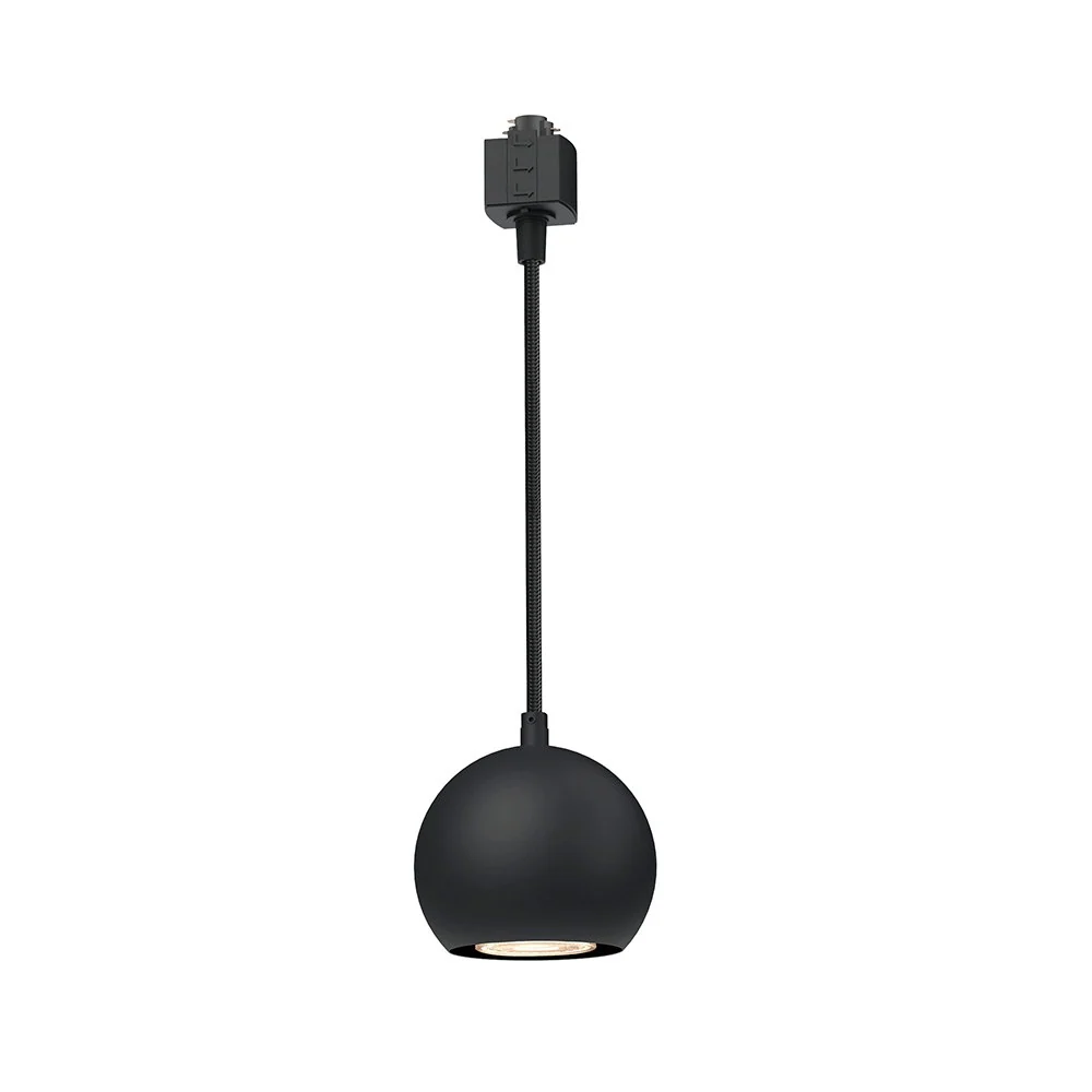 CANDEEIRO DE TETO EASYLINK, SUSPENSO, COLBY GU10, PRETO, Ø100 X 1