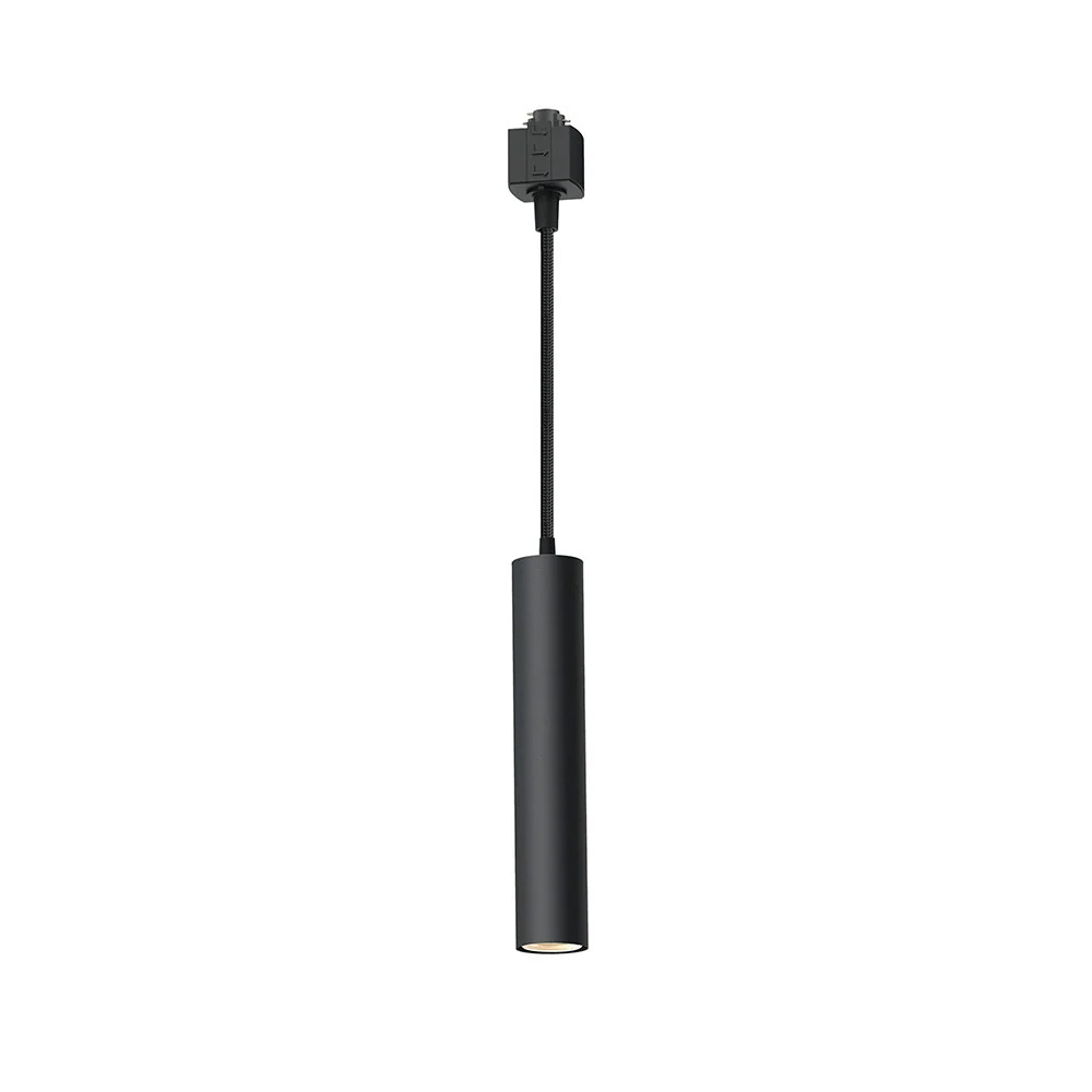 CANDEEIRO DE TETO SUSPENSO EASYLINK, PAXIE GU10, PRETO, Ø60 X 155