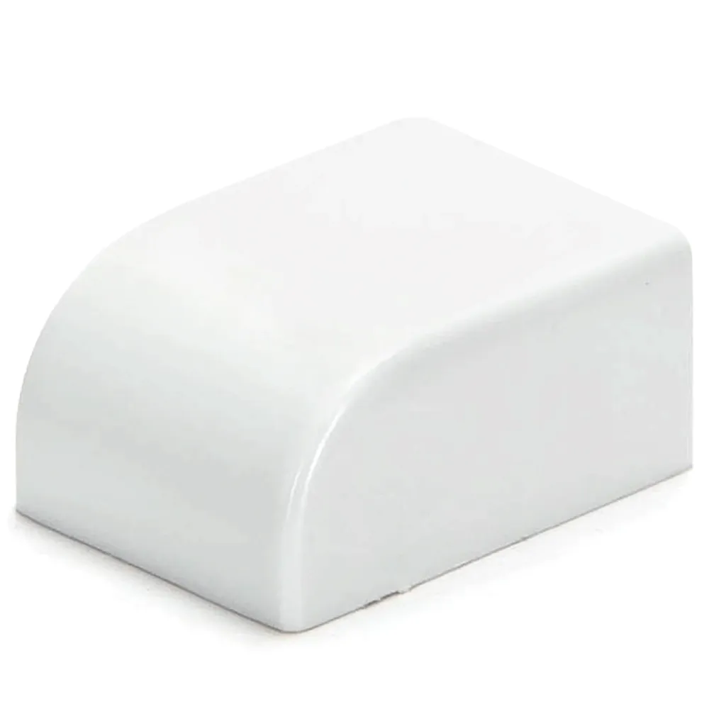 CONECTOR PVC EM FORMA QUADRADA BRANCO 15*10MM 4PCS