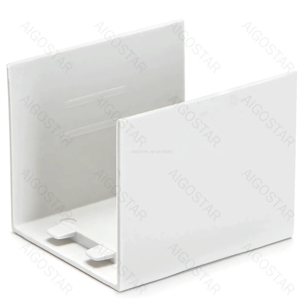 CONECTOR PVC EM FORMA QUADRADA BRANCO 40*40MM 4PCS