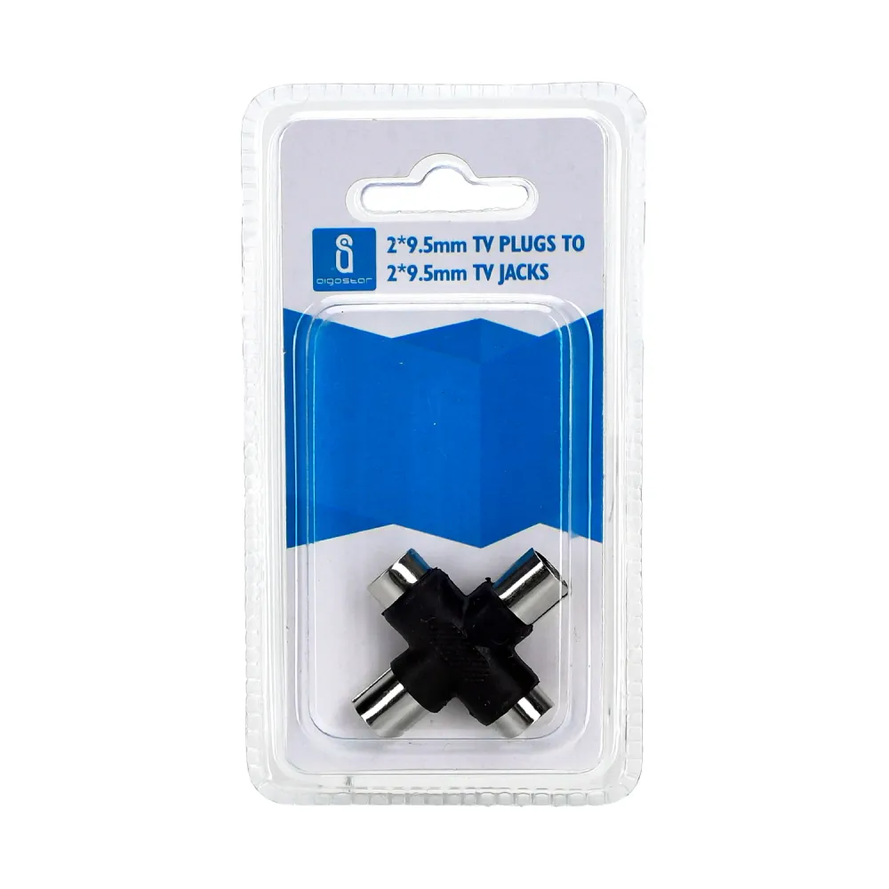 CONECTORES DE TV PLUGUES DE TV DE 2*9,5 MM PARA TOMADAS DE TV DE