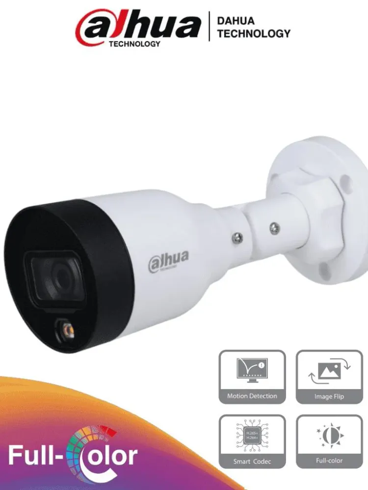Cámara Bala Dahua Technology IPC-HFW1239S1-LED-S4