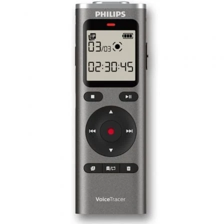 GRABADORA DE VOZ PHILIPS VOICETRACER DVT1170 20KHZ PLATA