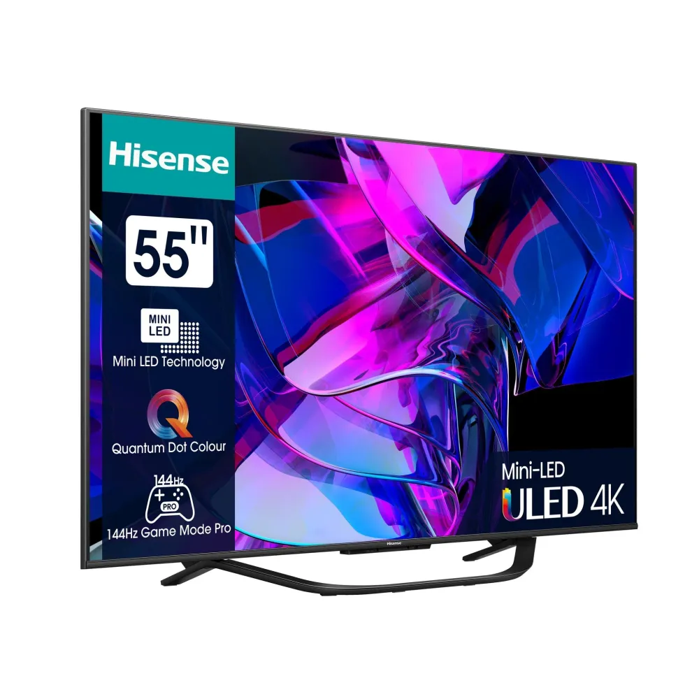 TV Hisense 55U7KQ | 55", Ultra HD, Mini LED