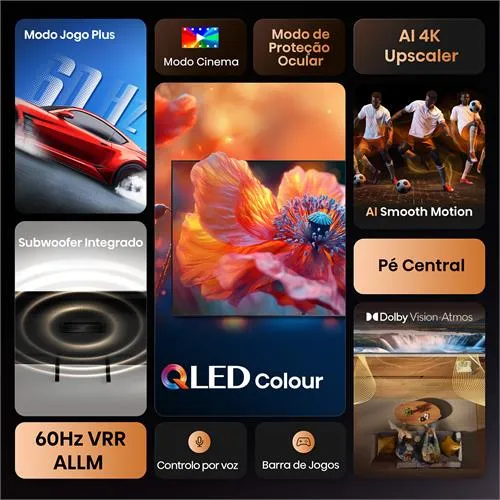 Hisense Smart TV QLED 75" UHD 4K 3HDMI 75E7Q