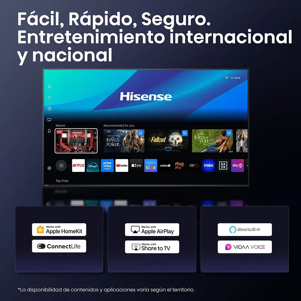 TV Hisense U7Q Pro 55" | 55", Mini LED, 4K, VIDAA