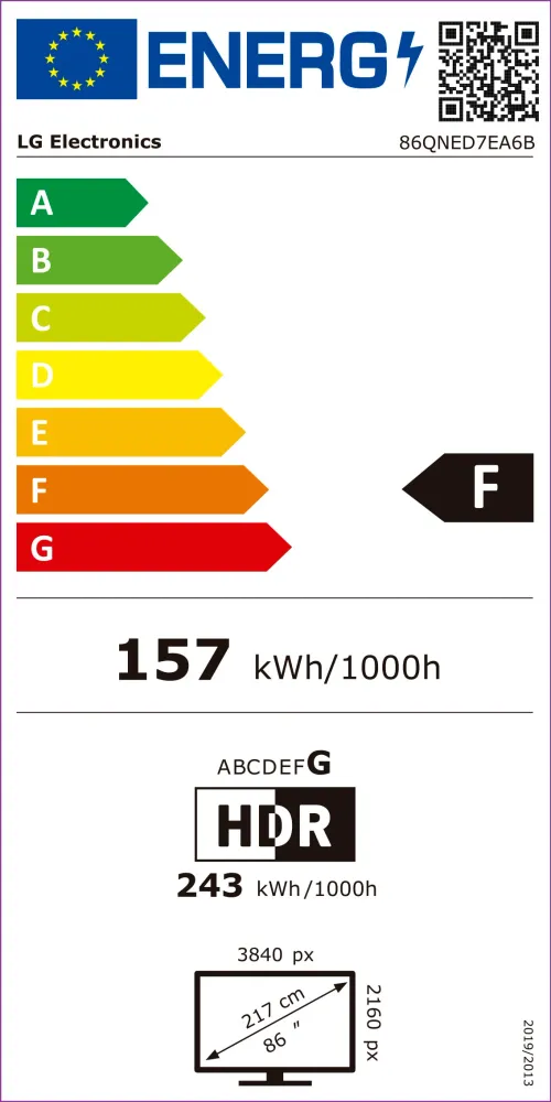 LG LED QNED 86´´ 4K SMARTTV WEBOS 3HDMI 1USB (F)