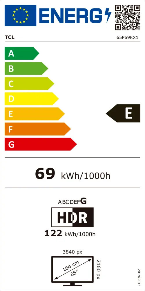 LED TCL - 65P69K