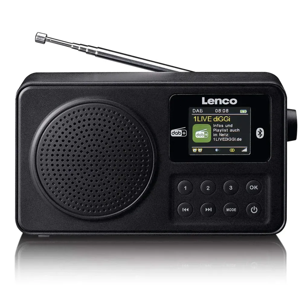 LENCO RADIO PORTATIL DAB+FM BLUETOOTH PRETO