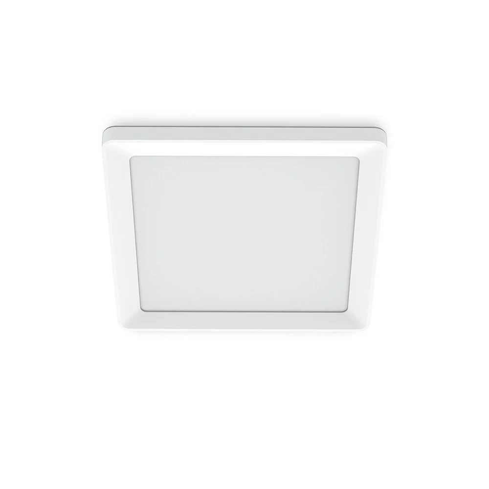 LUMINÁRIA DE TETO QUADRADA BRANCA, 13 W, 1550 IM, 2200-6500 K, 29