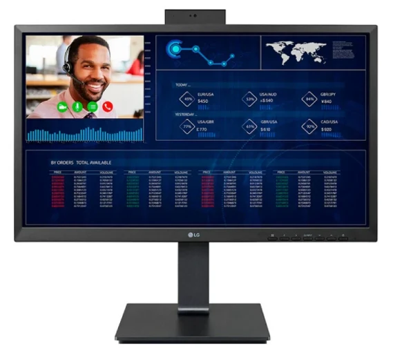 LG MONITOR IPS THIN CLIENT 24" N5105 4GB 16GB WIFI BT WEBCAM NON