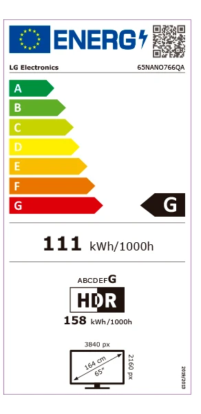 LG NanoCell 65NANO766QA TV 165,1 cm (65") 4K Ultra HD Smart TV Wi