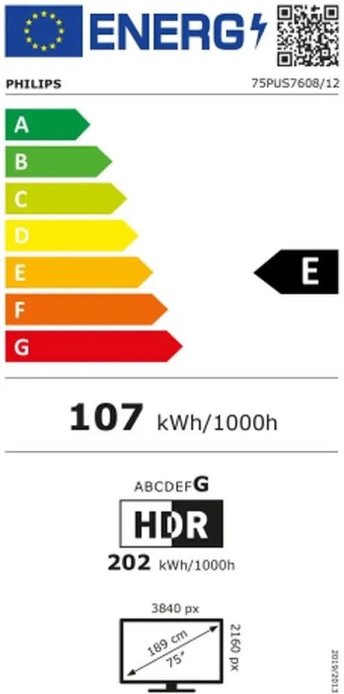Philips LED 75PUS7608 Televisor 4K