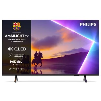 PHILIPS QLED TV 75" UHD 4K SMART TV AMBILIGHT 75PUS851012