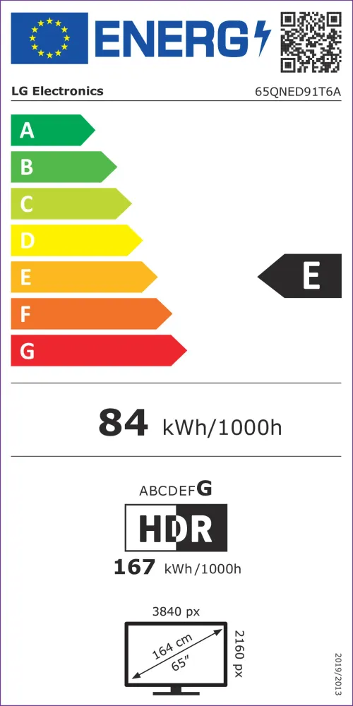 LG QNED MiniLED 65QNED91T6A.AEU TV 165,1 cm (65") 4K Ultra HD Sm