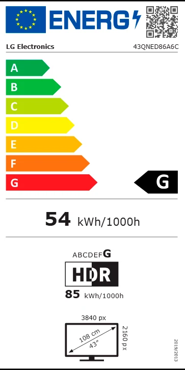 LG - QNED MINILED AI SMARTTV 4K 43QNED86A6C.AEU