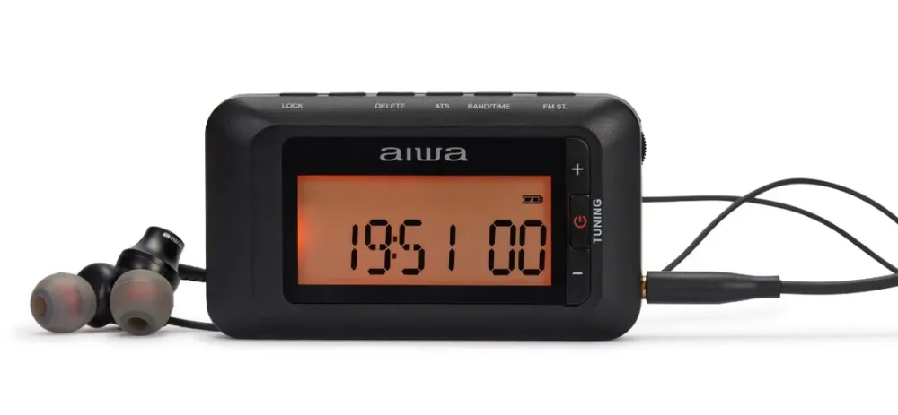 RADIO PORTATIL AIWA RD-10 AM/FM DIGITAL NEGRO